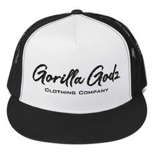 Load image into Gallery viewer, Grey Scale Gorilla Godz Trucker Cap
