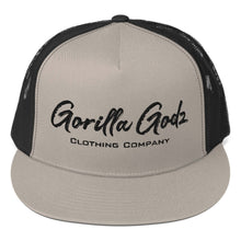 Load image into Gallery viewer, Grey Scale Gorilla Godz Trucker Cap
