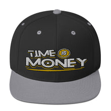 Load image into Gallery viewer, Time is Money Snapback Hat (Color options available)
