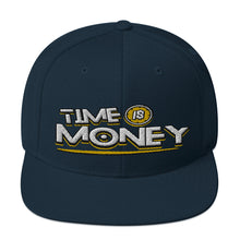 Load image into Gallery viewer, Time is Money Snapback Hat (Color options available)
