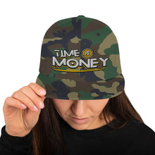 Load image into Gallery viewer, Time is Money Snapback Hat (Color options available)
