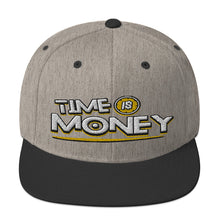 Load image into Gallery viewer, Time is Money Snapback Hat (Color options available)
