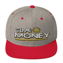 Load image into Gallery viewer, Time is Money Snapback Hat (Color options available)
