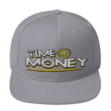 Load image into Gallery viewer, Time is Money Snapback Hat (Color options available)
