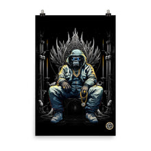 Load image into Gallery viewer, &quot;Gorilla Throne&quot; Poster
