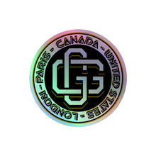 Load image into Gallery viewer, Gorilla Godz Iconic GG Holographic stickers (3 Sizes)

