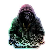 Load image into Gallery viewer, Gorilla Godz Holographic stickers (3 Sizes)
