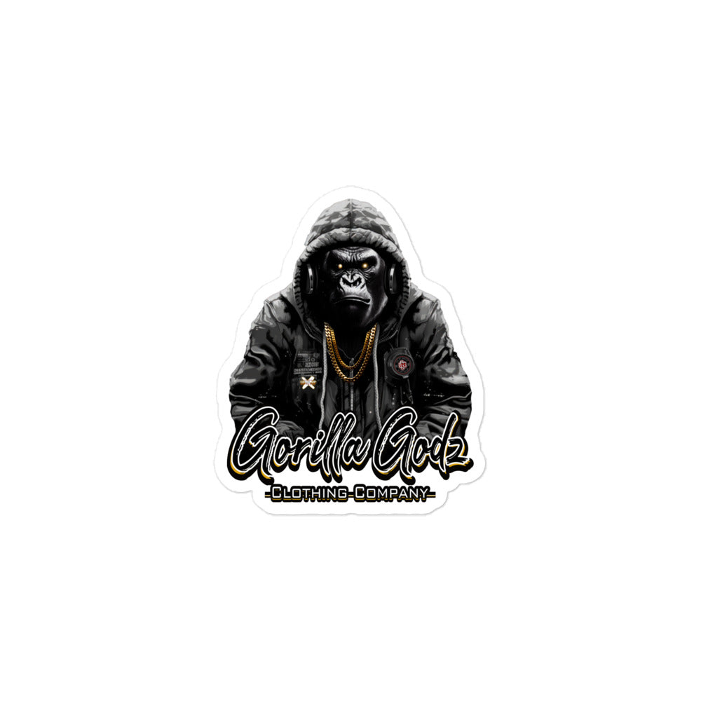 Gorilla Gods Official Bubble-free stickers (3 Sizes)