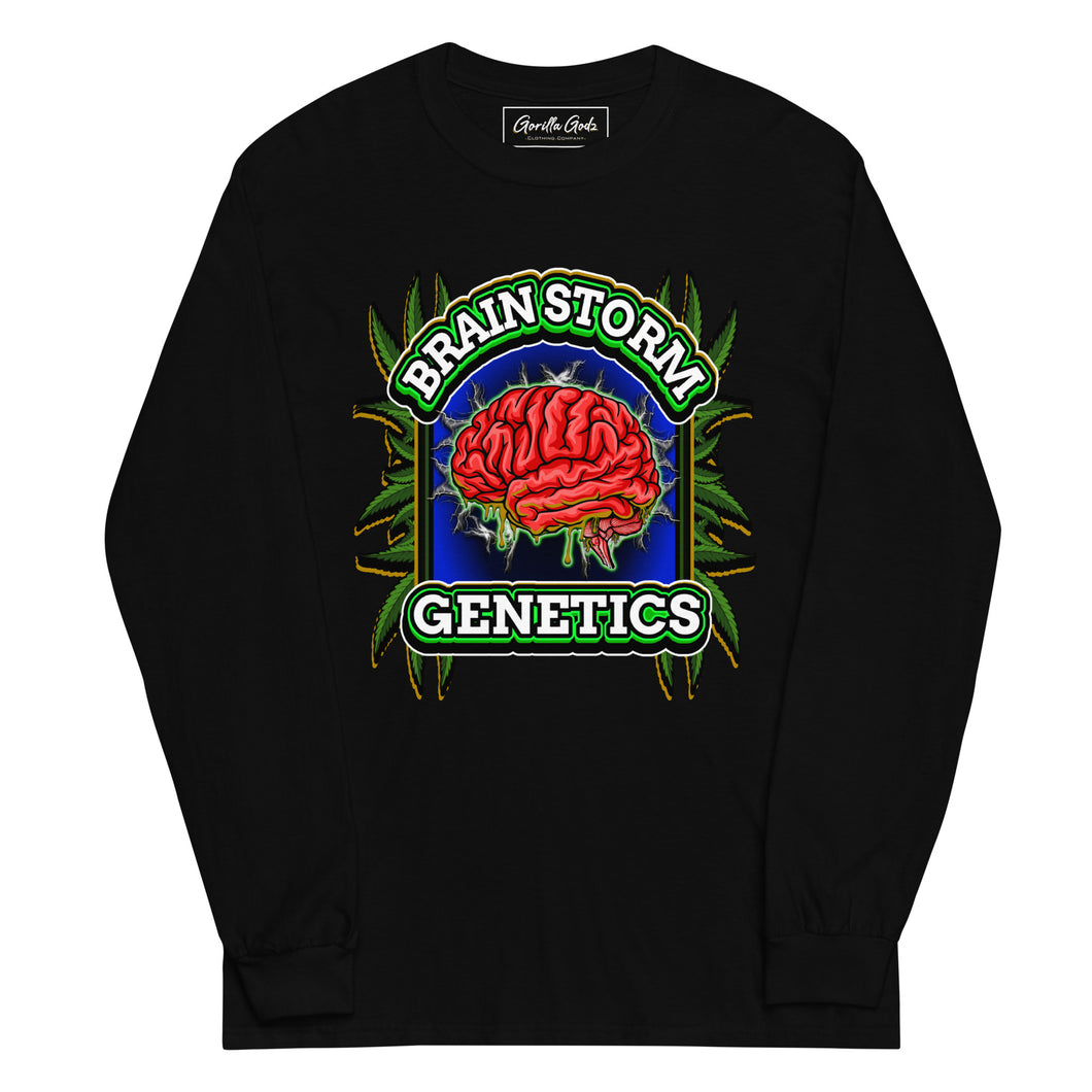 Brainstorm Genetics Long Tee  (Color options available)