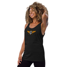 Load image into Gallery viewer, Gold Wingz Unisex Tank Top (Color options available)
