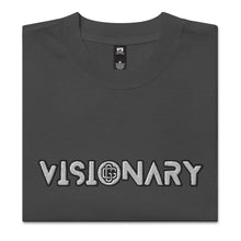 Load image into Gallery viewer, &quot;Visionary&quot; Oversized faded Embroidered T-shirt (Color options available)
