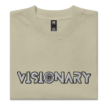 Load image into Gallery viewer, &quot;Visionary&quot; Oversized faded Embroidered T-shirt (Color options available)
