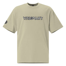 Load image into Gallery viewer, &quot;Visionary&quot; Oversized faded Embroidered T-shirt (Color options available)
