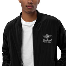 Load image into Gallery viewer, Gorilla Godz &quot;Black and white&quot; Premium recycled bomber jacket (Color option available)
