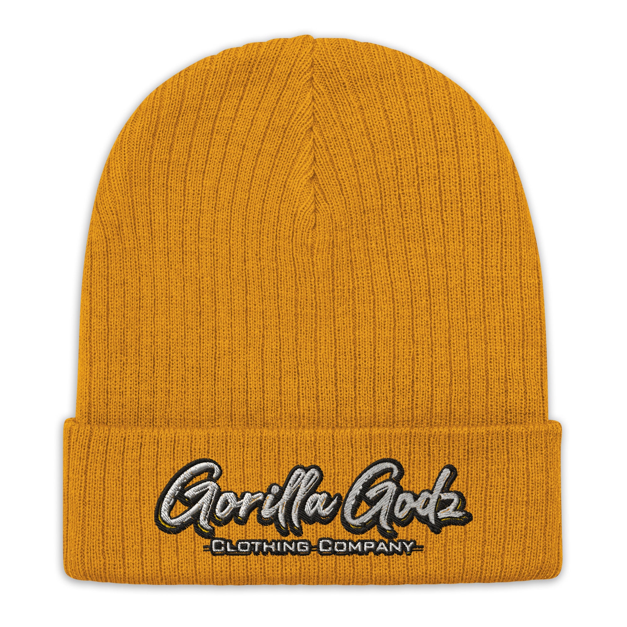 Gorilla Godz Ribbed knit beanie (Color options available)