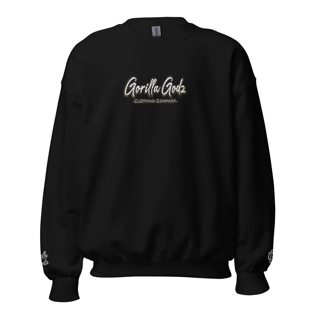Gorilla Godz Embroidered Unisex Sweatshirt (Color options available)