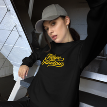 Load image into Gallery viewer, Fierce. Fabulous. Untamed. Sweatshirt
