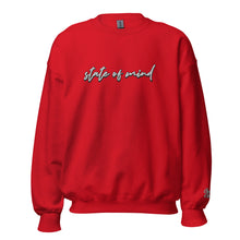 Load image into Gallery viewer, &quot;State of Mind&quot; Embroidered Unisex Sweatshirt (Color options available)
