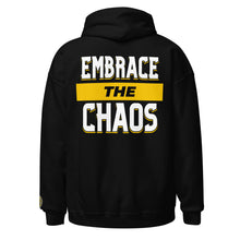 Load image into Gallery viewer, Embrace the Chaos Embroidered/DTG Unisex Hoodie
