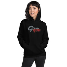 Load image into Gallery viewer, Silver and Red Gorilla Godz Unisex Hoodie
