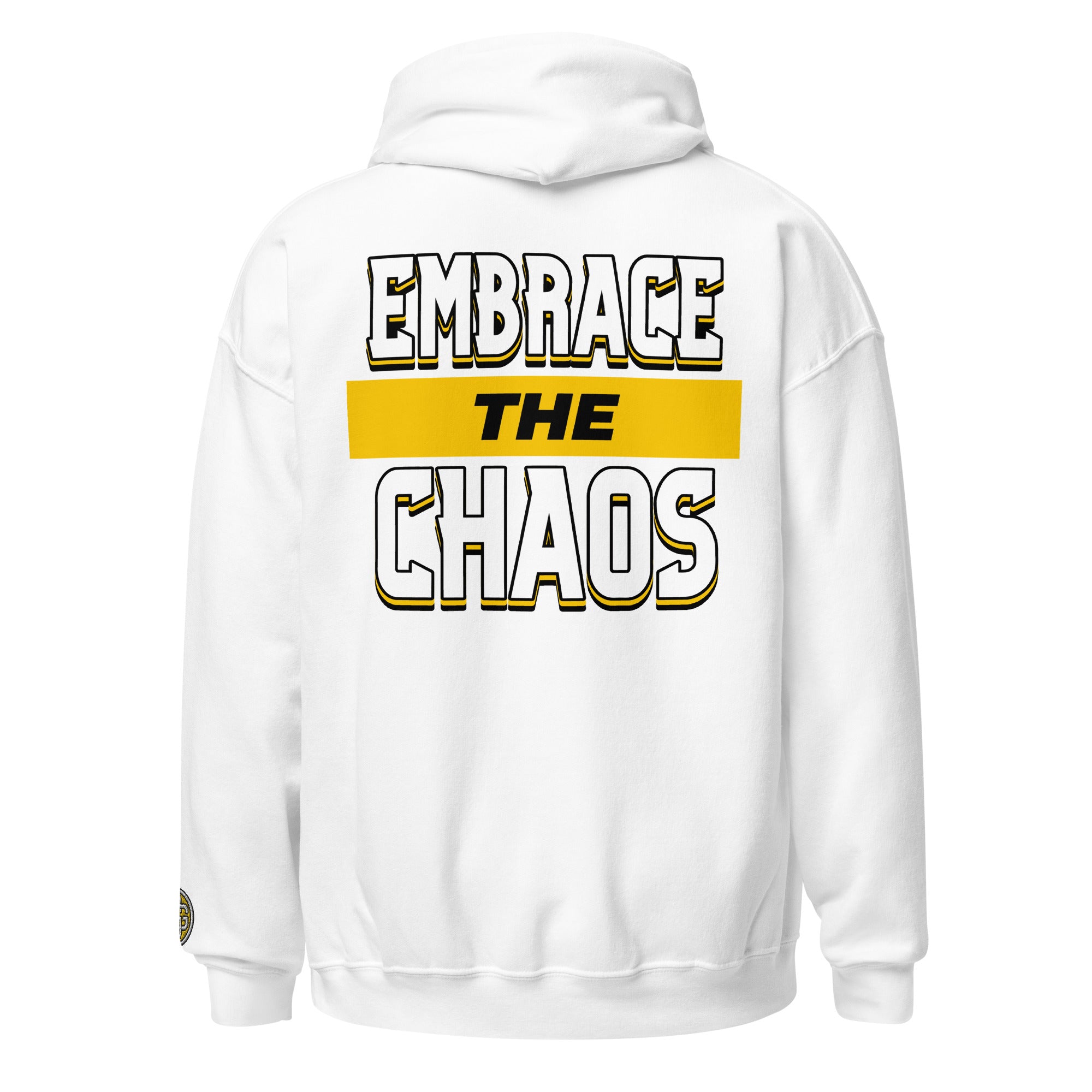 Embrace the Chaos Embroidered/DTG Unisex Hoodie