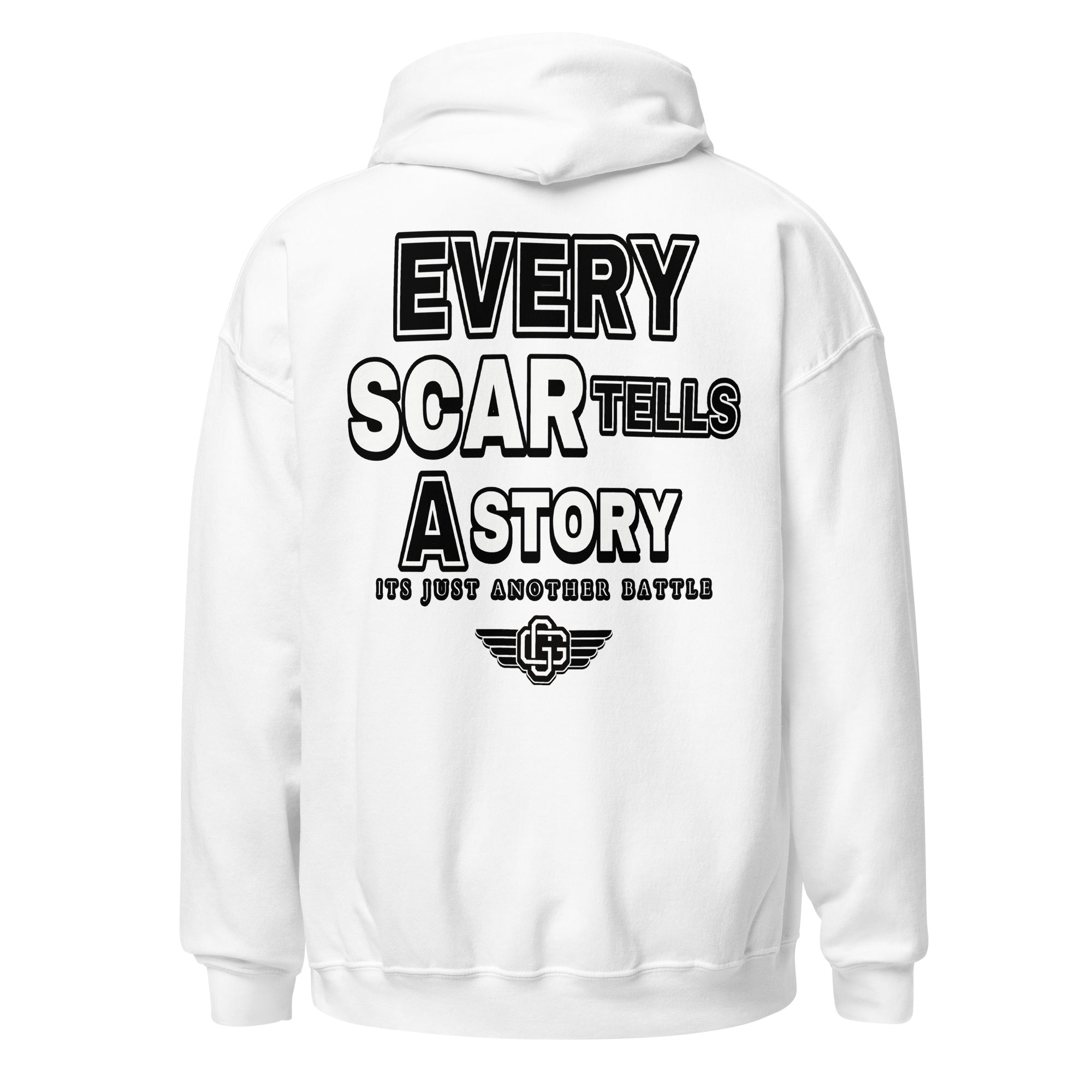 Every Scar Tells a Story Embroidered/DTG Unisex Hoodie