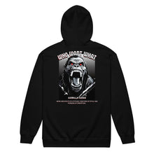 Load image into Gallery viewer, &quot;Who want what&quot;  DTG heavy blend unisex zip hoodie (Color options available)

