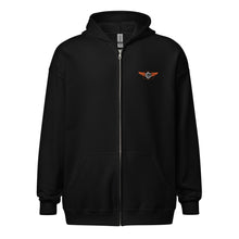 Load image into Gallery viewer, Gold Wings Unisex heavy blend zip hoodie (Color options available)
