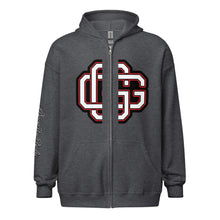 Load image into Gallery viewer, &quot;Loco Logo&quot;  DTG heavy blend unisex zip hoodie (Color options available)
