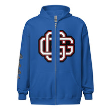 Load image into Gallery viewer, &quot;Loco Logo&quot;  DTG heavy blend unisex zip hoodie (Color options available)
