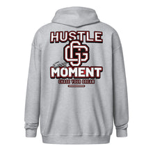 Load image into Gallery viewer, &quot;Hustle Every Moment&quot; Unisex heavy blend zip hoodie (Color options available)
