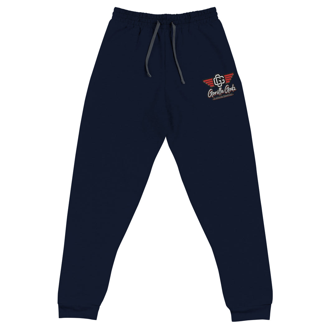 Gorilla Godz Red Emblem Unisex Joggers (Available in multiple colors)