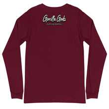 Load image into Gallery viewer, Gorilla Godz Unisex Long Sleeve Tee (Color options available)

