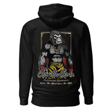 Load image into Gallery viewer, Gorilla Godz Back graphic DTG Unisex Hoodie (Color options available)
