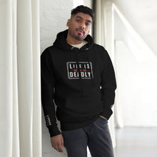 Load image into Gallery viewer, &quot;Life is Deadly&quot; Embroidered Unisex Hoodie (Color options available)
