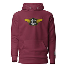 Load image into Gallery viewer, &quot;Gold Wingz&quot; Embroidered Unisex Hoodie (Color options available)
