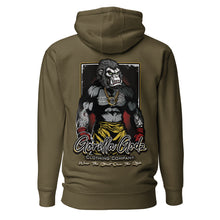 Load image into Gallery viewer, Gorilla Godz Back graphic DTG Unisex Hoodie (Color options available)
