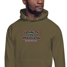 Load image into Gallery viewer, &quot;Loyalty is Priceless&quot; Embroidered Unisex Hoodie (Color options available)
