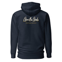 Load image into Gallery viewer, Gorilla Godz Black DTG Unisex Hoodie (Color options available)
