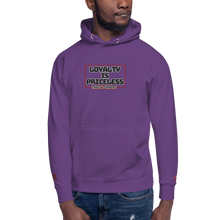 Load image into Gallery viewer, &quot;Loyalty is Priceless&quot; Embroidered Unisex Hoodie (Color options available)
