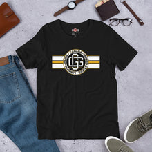 Load image into Gallery viewer, Black n Gold T-shirt
