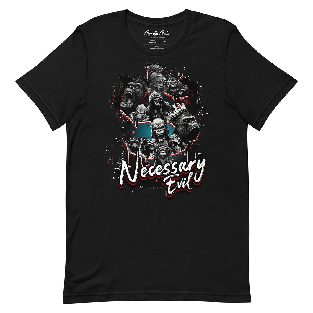Necessary Evil Unisex T-shirt (Color options available)