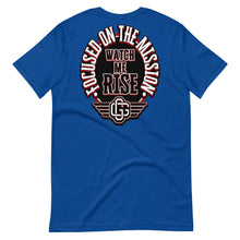 Load image into Gallery viewer, &quot;Watch me Rise&quot; Unisex Gym T-shirt (Color options available)
