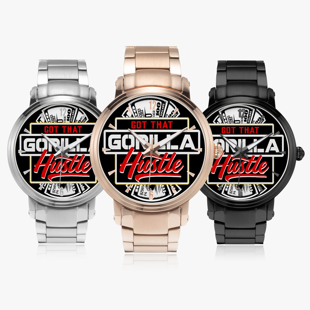 Gorilla Hustle Steel Strap Automatic Watch