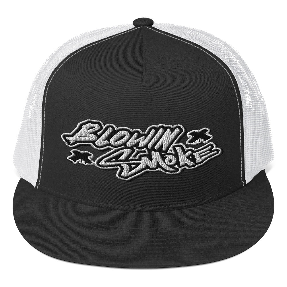 Blowin Smoke Trucker Cap (Color Options available)
