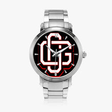 Load image into Gallery viewer, GG White/Red Monogram Steel Strap Automatic Watch

