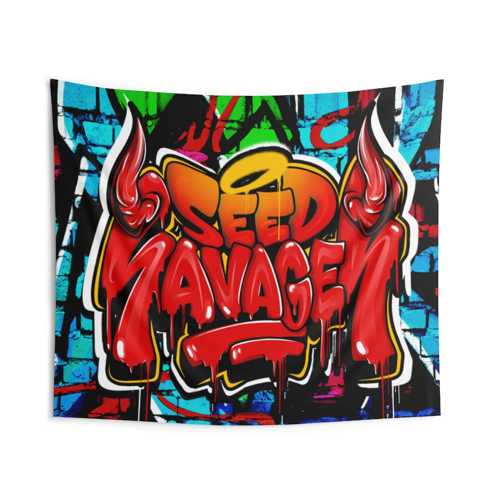 Seed Savages Indoor Wall Tapestry