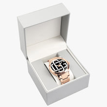 Load image into Gallery viewer, Monogram Steel Strap Automatic Watch
