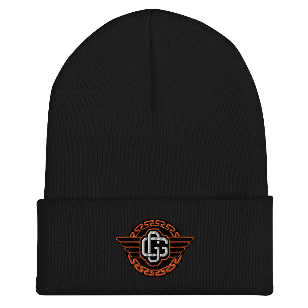 Regal Monogram Cuffed Beanie (Color options available)