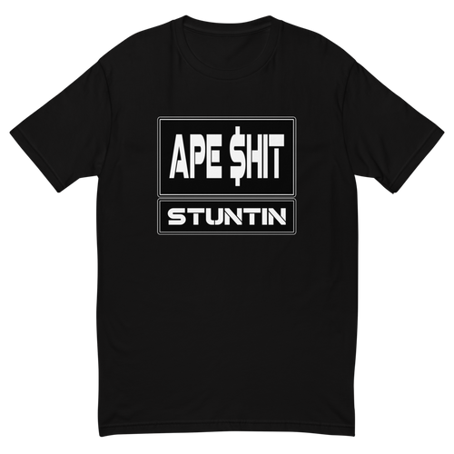 APE $HIT STUNTIN Short Sleeve T-shirt - Ganja Gorillaz